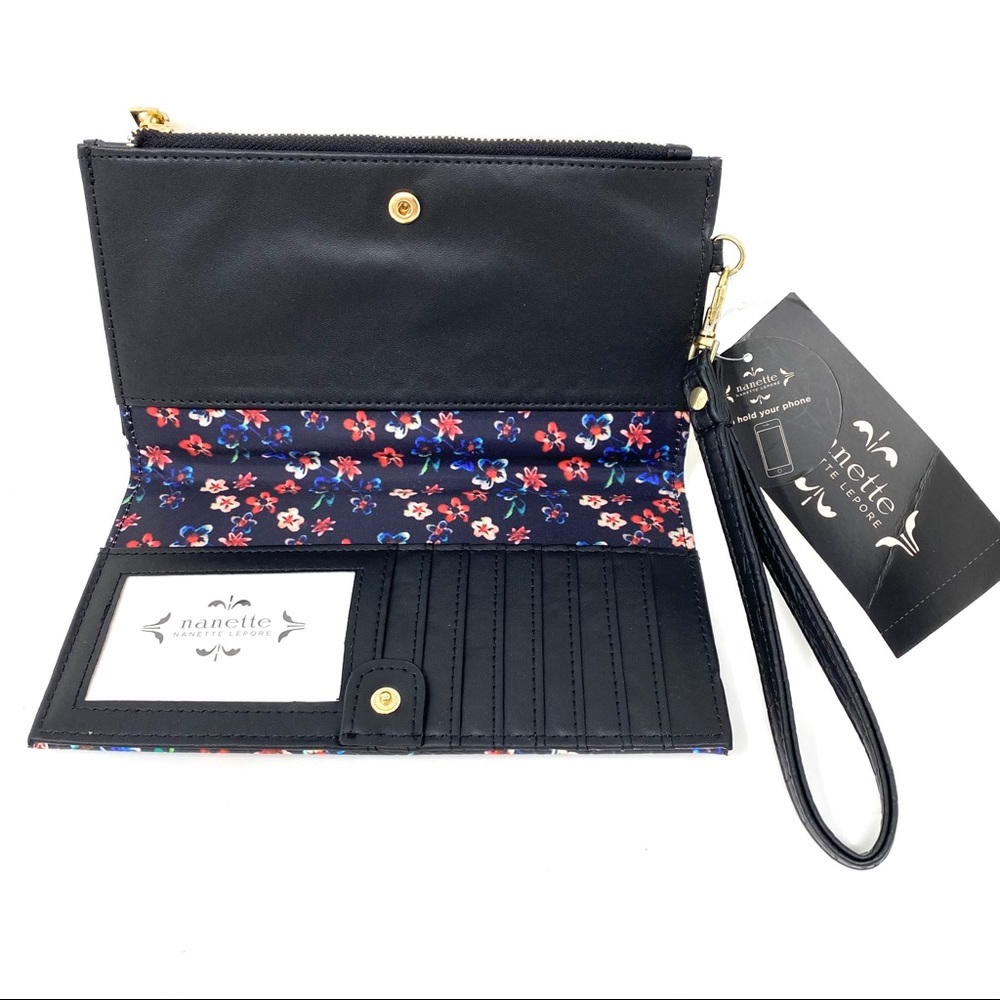 Nanette Lepore Floral Wallet wristlet NWT $38 - Picture 5 of 9